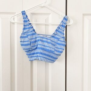 Nani Swimwear Blue and White Striped Bikini Top